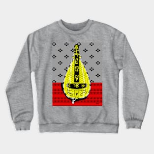 Hurdy-Gurdy with patterns Crewneck Sweatshirt